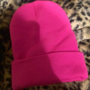 Women's Vibrant Pink Beanie